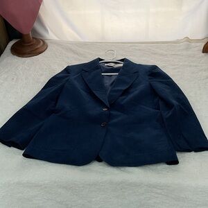 Women's vintage 1980s Adolph Schuman forLilli Ann Navy Blazer